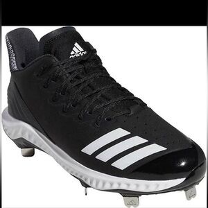 NEW WOMEN’S ICONIC BOUNCE Adidas Black and White Cleats
